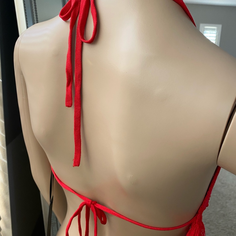 Adeline Bralette in Racing Red - Picture 7 of 7